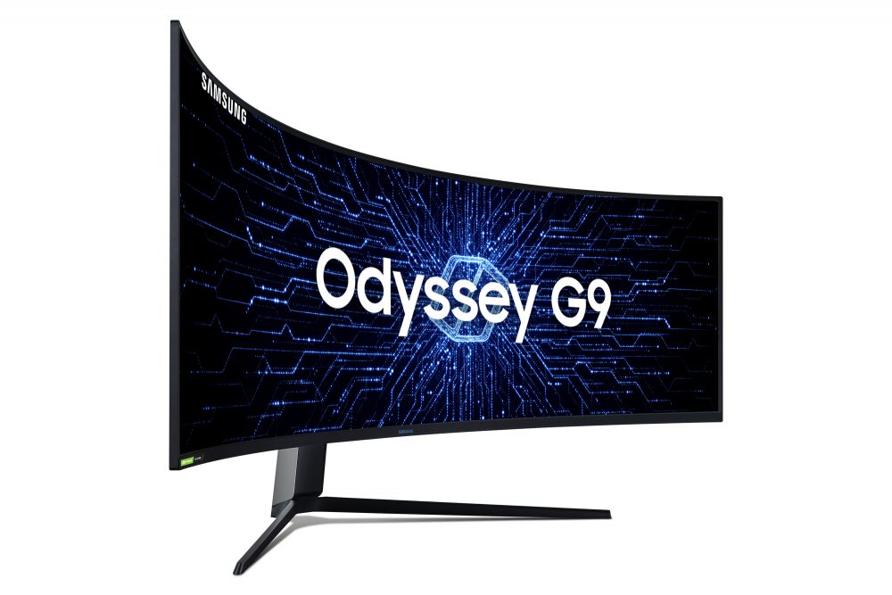Monitor Odyssey G9. Imagem meramente ilustrativa.