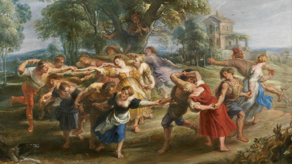 ▲ Danza de personajes mitológicos y aldeanos (1630-1635) de Pieter Paul Rubens