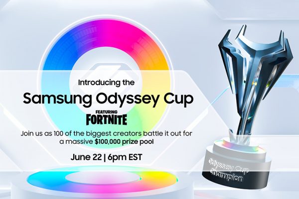 Samsung Odyssey Cup featuring Fortnite