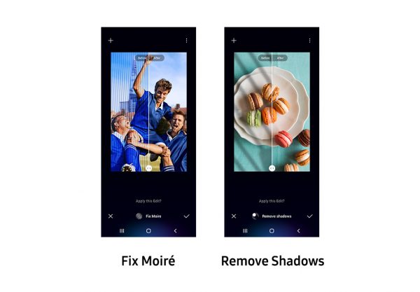 Fix Moire and Remove Shadows with the Galaxy Enhance X Photo Editing App