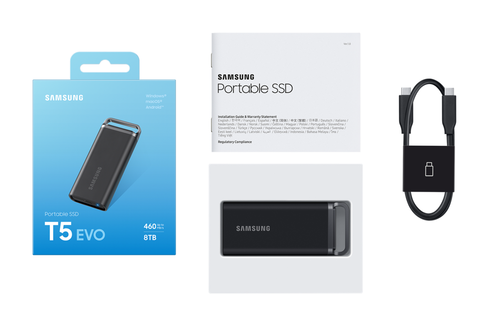 Samsung T5 EVO packaging