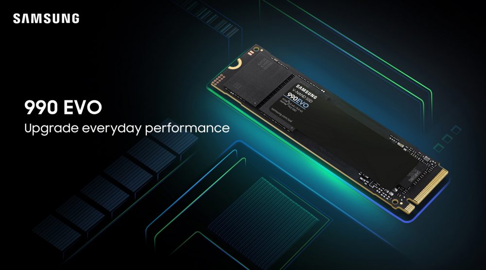 삼성전자가 성능과 범용성을 모두 갖춘 소비자용 SSD 신제품 '990 EVO'를 출시했다.