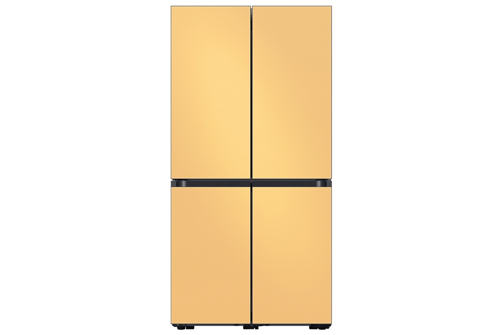 비스포크 4도어 냉장고 신제품 ('코타 썬 옐로우' 색상 모델)
