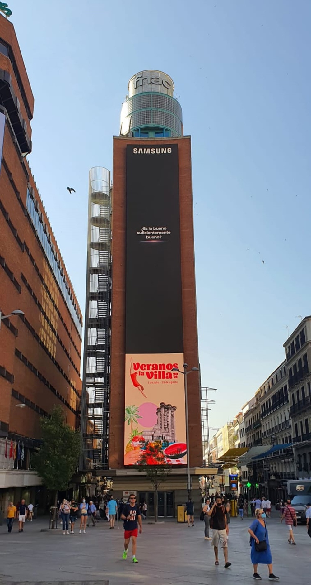 삼성 갤럭시 언팩 2021 옥외광고_스페인 마드리드 까야오 광장